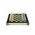 S1BLU 20х20см Manopoulos Byzantine Empire chess set with gold-silver chessmen / Blue chessboard, фото 6