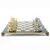 S3GRE Manopoulos Greek Roman Period chess set with gold-silver chessmen / Green chessboard 28cm, фото 5