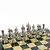 S3GRE Manopoulos Greek Roman Period chess set with gold-silver chessmen / Green chessboard 28cm, фото 3