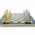 S9GRE Manopoulos Renaissance chess set with gold-silver chessmen/Green chessboard 36cm, зображення 2
