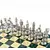 S9GRE Manopoulos Renaissance chess set with gold-silver chessmen/Green chessboard 36cm, зображення 5