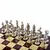S9RED Manopoulos Renaissance chess set with gold-silver chessmen/Red chessboard 36cm, зображення 4