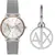 Жіночий годинник Armani Exchange AX7130SET + брелок, зображення 