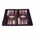 BXL1VV Manopoulos Handmade Wooden Backgammon Wenge Replica with Walnut & Oak points with Sideracks 48x30cm, зображення 