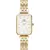 Женские часы Daniel Wellington Quadro 5-Link Evergold DW00100622, фото 