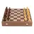 SKW43B50K Manopoulos Wooden Chess set with Staunton Chessmen & Walnut Chessboard 43cm Inlaid on wooden box, зображення 
