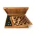 SW42B40H Wooden Chess set Olive Burl Chessboard 40cm with Staunton Chessmen, зображення 