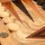 BEE2 Manopoulos Handmade Olive Burl Inlaid Backgammon with Wenge & Mahogany points with Side racks 38x23cm, зображення 6