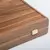 BKD1RED Manopoulos Handmade Oak & American Walnut Inlaid Backgammon with Red & Walnut points with Side racks, зображення 4