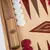 BKD1RED Manopoulos Handmade Oak & American Walnut Inlaid Backgammon with Red & Walnut points with Side racks, зображення 6