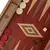 BKR1 Manopoulos Handmade American Red Walnut Inlaid Backgammon with Walnut & Oak points with Side racks 48x30, зображення 8
