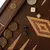 BVV1JD Manopoulos American Wenge Inlaid Backgammon with Walnut Burl & Oak points with Side racks 48x30cm, зображення 8