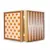 CBLS34ORG Manopoulos Chess/Backgammon/Ludo/Snakes - Rainbow - Walnut Replica Wooden Case, зображення 2