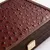 CLE20OST Manopoulos Plastic coated playing cards in Brown Leather Ostrich tote wooden case 24x17cm, зображення 4