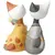 GOE-31358021 Rosina Wachtmeister - Cats Porcelain Mazzo di fiori 9.5 cm, зображення 3
