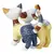 GOE-31400661 Rosina Wachtmeister - Cats Porcelain Luca e Sofia 8.5 x 7.5 cm, зображення 3