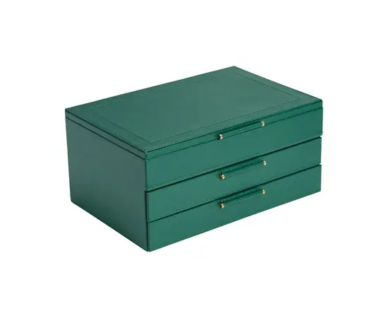 392012 Sophia Jewelry Box with Drawers WOLF Forest Green, зображення 