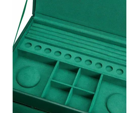 392012 Sophia Jewelry Box with Drawers WOLF Forest Green, зображення 4