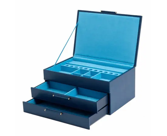 392017 Sophia Jewelry Box with Drawers WOLF Indigo, фото 3
