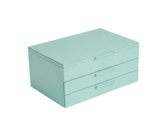 392030 Sophia Jewelry Box with Drawers WOLF Jade, зображення 