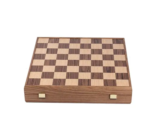 SKW43B50K Manopoulos Wooden Chess set with Staunton Chessmen & Walnut Chessboard 43cm Inlaid on wooden box, зображення 3