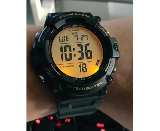 Чоловічий годинник Casio AE-1500WHX-1AVDF XL-Ремінець, зображення 4