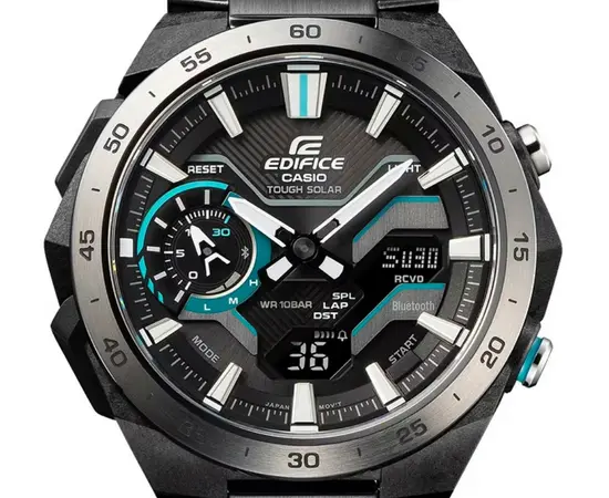 Чоловічий годинник Casio ECB-2200DD-1AEF Carbon case, зображення 2