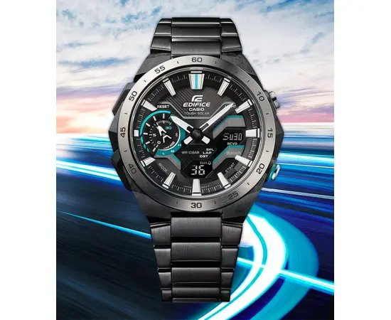 Мужские часы Casio ECB-2200DD-1AEF Carbon case, фото 3