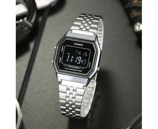 Жіночий годинник Casio LA680WA-1BDF, зображення 3
