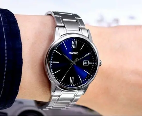 Чоловічий годинник Casio MTP-V002D-2B3, зображення 6