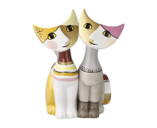 GOE-31210034 Cat figurine - Elena e Pippa Rosina Wachtmeister World of cats Goebel, фото 
