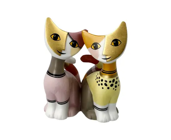 GOE-31328026 Cat figurine - Arianna e Lio Rosina Wachtmeister World of cats Goebel, фото 