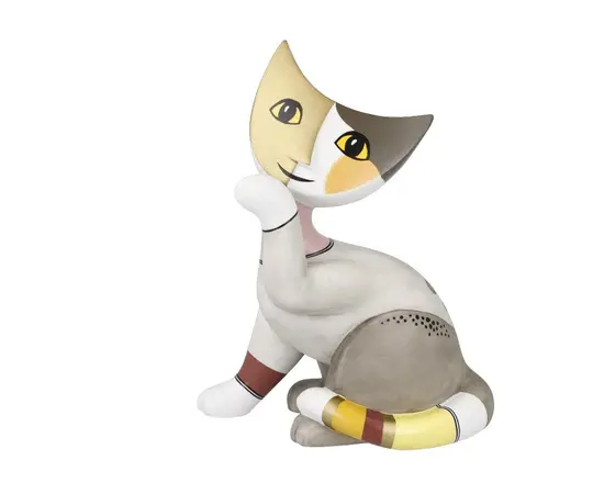 GOE-31882113 Cat figurine - Teo Rosina Wachtmeister World of cats Goebel, фото 