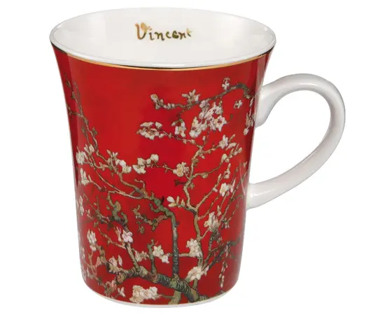 GOE-67013341 Almond Tree Red - Artist Mug Artis Orbis Vincent van Gogh Goebel, фото 