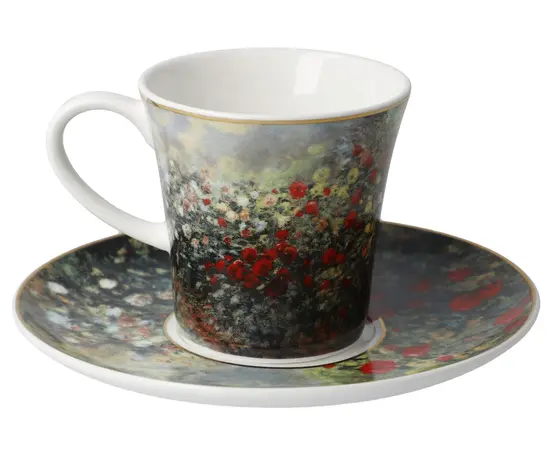 GOE-67014041 The Artist's House - Coffee Cup with Saucer 8.5 cm Artis Orbis Claude Monet Goebel, фото 3