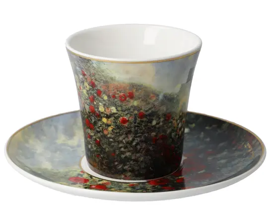 GOE-67014041 The Artist's House - Coffee Cup with Saucer 8.5 cm Artis Orbis Claude Monet Goebel, фото 4