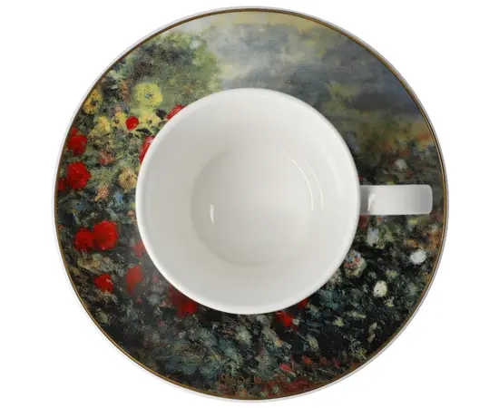 GOE-67014041 The Artist's House - Coffee Cup with Saucer 8.5 cm Artis Orbis Claude Monet Goebel, фото 5