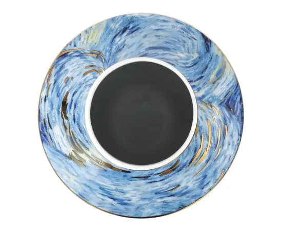 GOE-67061521 Starry Night - Vase Porcelain 24 cm Artis Orbis Vincent van Gogh Goebel, фото 5