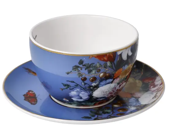 GOE-67061611 Tea-/ Cappuccino Cup Jan Davidsz de Heem Summer Flowers - Artis Orbis Goebel, фото 4