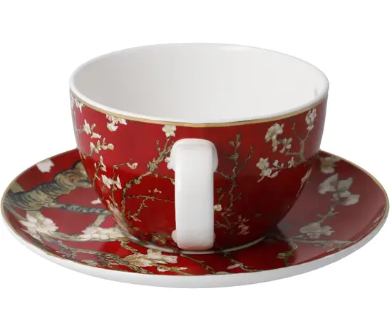 GOE-67061901 Tea-/cappuccino cup Vincent van Gogh - Almond tree red - Artis Orbis Goebel, фото 2