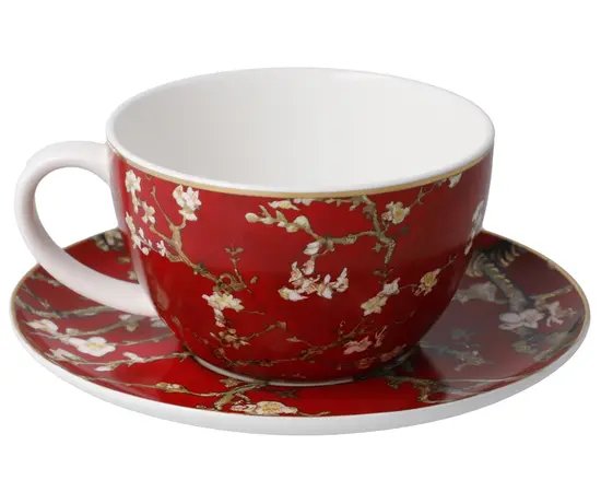 GOE-67061901 Tea-/cappuccino cup Vincent van Gogh - Almond tree red - Artis Orbis Goebel, фото 3