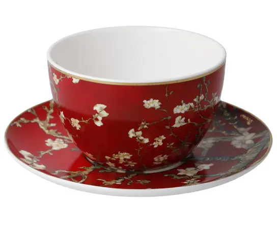 GOE-67061901 Tea-/cappuccino cup Vincent van Gogh - Almond tree red - Artis Orbis Goebel, фото 4