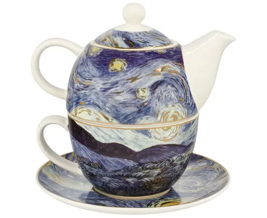 GOE-67062311 Artis Orbis Vincent van Gogh Tea for One Starry Night Goebel, фото 3