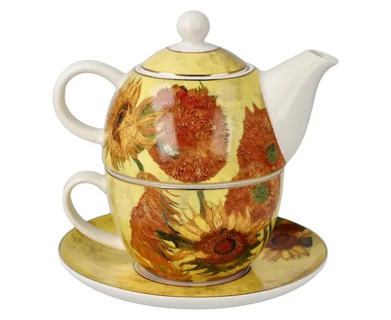 GOE-67062631 Artis Orbis Vincent van Gogh Tea for One Sunflowers Goebel, фото 3