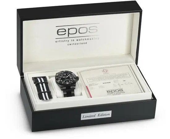 Мужские часы Epos COSC LE 3504.138.85.35.95 + ремешок, фото 2