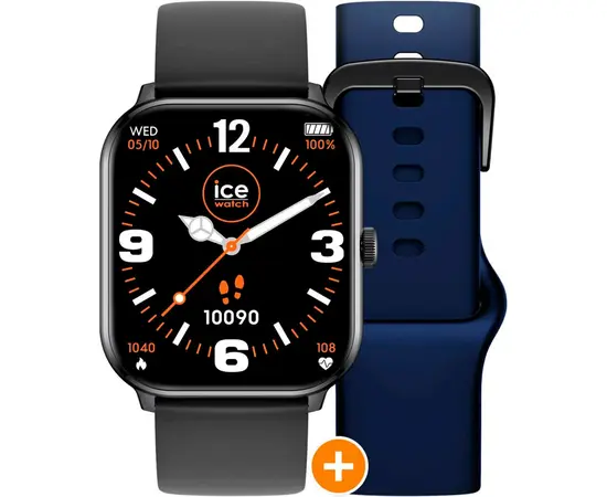 Часы Ice-Watch ICE smart one Black Navy 022253 + ремешок, фото 