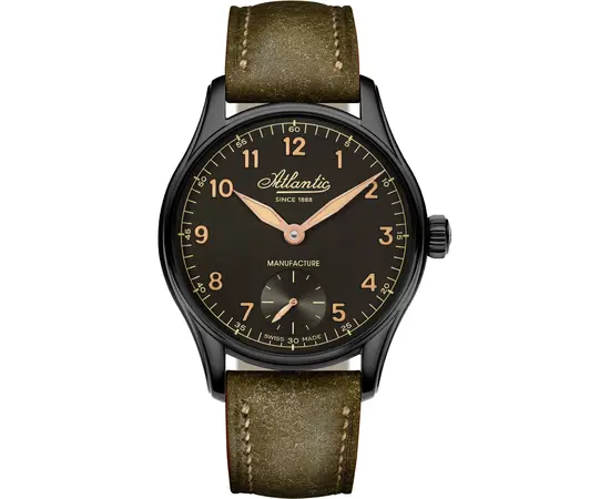 Мужские часы Atlantic Worldmaster Mechanical Manufacture Calibre Limited Edition 52952.46.63R + ремень, фото 2