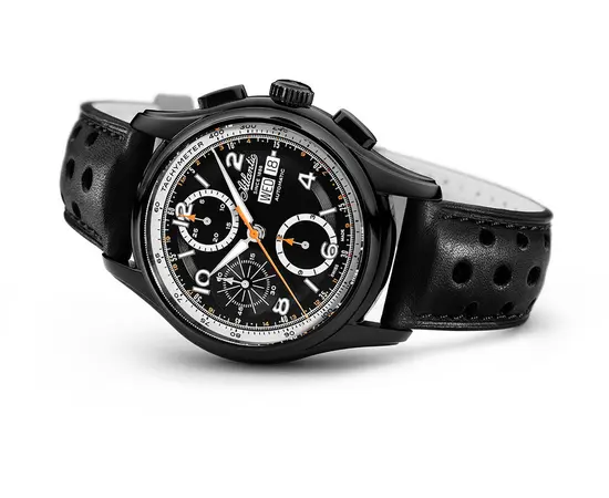 Мужские часы Atlantic Worldmaster Prestige Valjoux Chronograph 55853.46.65 + дорожный футляр, фото 2