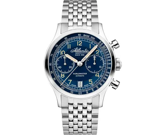 Мужские часы Atlantic Worldmaster Bicompax 52857.41.53, фото 