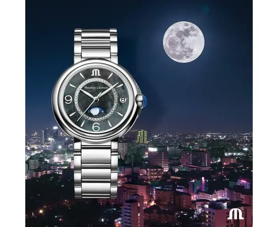 Женские часы Maurice Lacroix FIABA Moonphase FA1084-SS002-370-1, фото 2